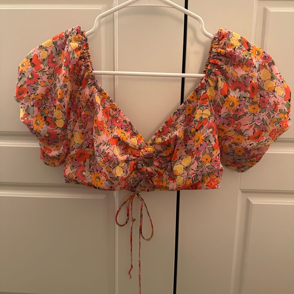 Floral Crop Top